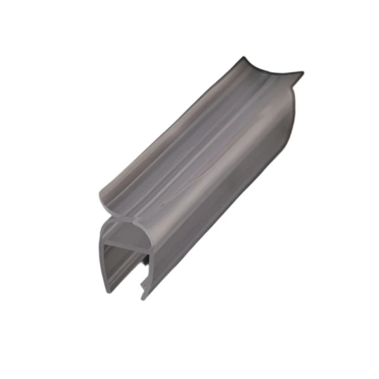 PVC Door Sweep w_ Bulb and Flat Top